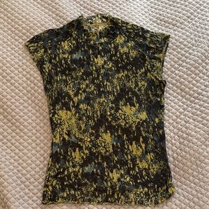 FP Movement by Free People Black and Yellow Muscle Tee